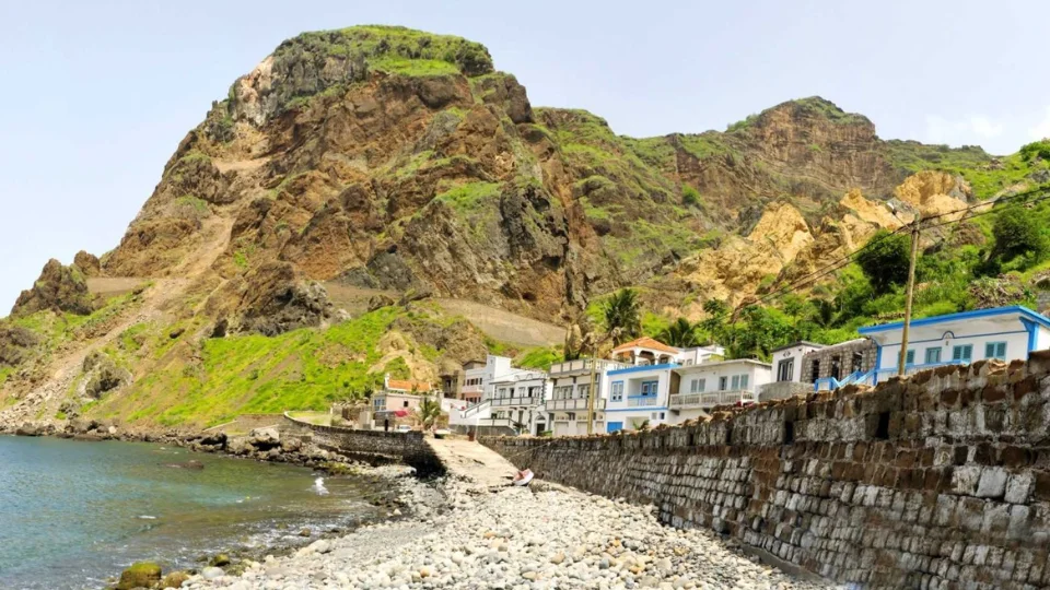 Vue générale de Brava au Cap-Vert