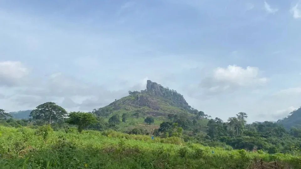 Marché local et vie quotidienne dans la ville de Man en Côte d'Ivoire