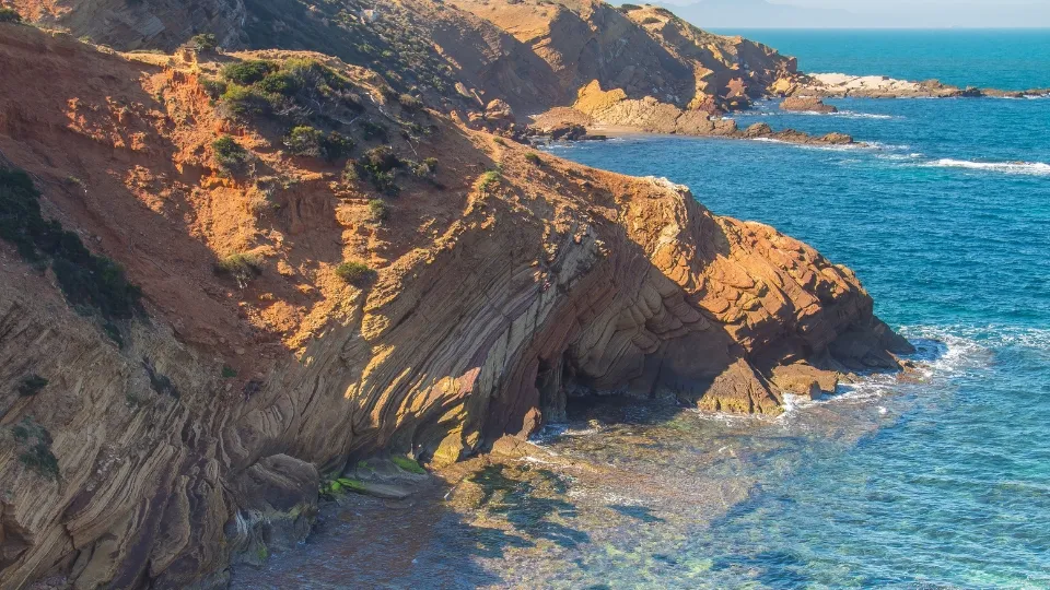 Marché local au Cap Bon avec fruits, épices et artisanat